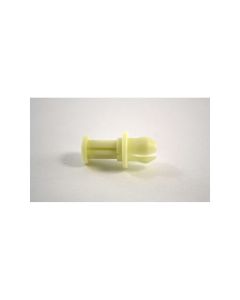 Natural Nylon Push-Type Retainer; Fits Into 10mm Hole (100/Bag)