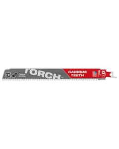 Milwaukee 9 in. with 7 TPI Torch Carbide Teeth Metal Cutting SAWZALL Reciprocating Saw Blade
