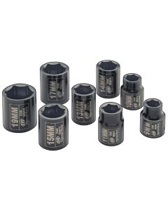 3/8" Drive 8 Piece Metric Impact Socket Set