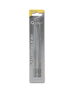 Screwdriver Power Bits, 6 #2 Square Bit 2 Piece, Forged Bit For Better Fit And Longer Life