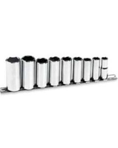 Impact Socket Set, Deep, 3/8" Drive