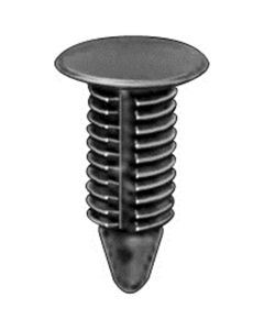 Black Universal Nylon Weather-Strip Retainer (Bag 100)