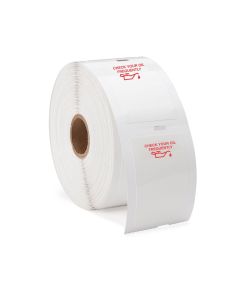 Generic Labels w/red oil can image- 500/Roll
