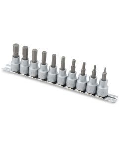 Titan 10-Piece 3/8 in. Drive Metric Hex Bit Socket Set