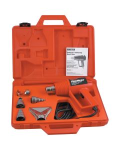 Proheat Varitemp Heat Gun with 5 Attachments and Case