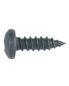 Philips Pan Head Sheet Metal Screw Black Finish, Size: #10, Size: 3/4", Qty: 100, Other: