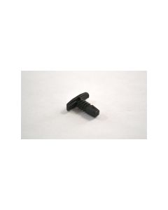 Black Nylon Weather-Strip Retainer, Head Diameter 3/16" x 1/2" (25/Bag)