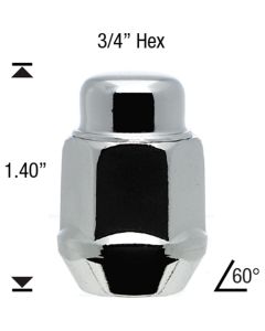 12MM X1.25 BULGE ACORN