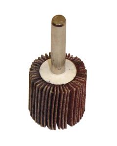 Flap Wheel 1" x 1" x 1/4" - 60 Grit, Abrasive Sandpaper