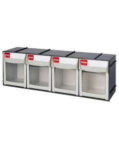 4 Unit Flip Out Bin