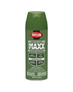 Krylon Covermaxx Paint+Primer; Gloss Hosta Leaf; 12 oz. Aerosol