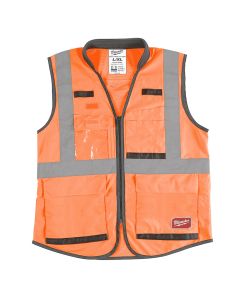 Milwaukee Hi-Vis Orange Performance Safety Vest, Size S/M (CSA)