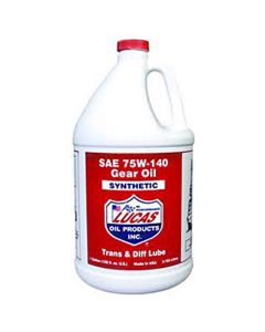 Motor Lube, Synthetic, SAE, 75W-140, Case of 4