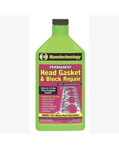 Permanent Head Gasket & Block Repair with Nanotechnology, 32 oz Bottle, 6 per Case