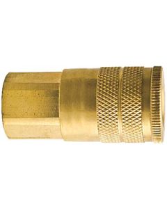 Coupler Industrial Type D 1/4" Body, 1/4" NPT