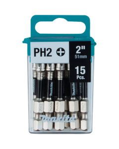 Impact XPS #2 Phillips 2" Power Bit, 15 Pk.