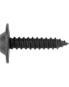 Phillips Flat Top Trim Screws, Size: 8 x 3/4", 13/32" OD Washer, Finish: Black, Qty: 100