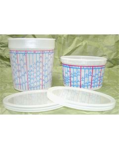 Disposable Pint Mixing Cup Lids 100/case
