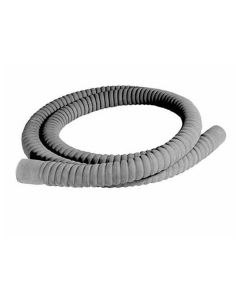Milwaukee 1-1/2 in. White Rubber-Lined Canvas Hose 10 ft.