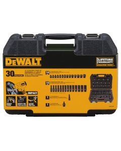 DeWalt 30-Piece 1/2 in. Drive Metric 6-Point Combination Impact Socket Set