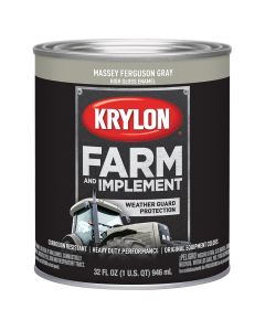 Krylon Farm/Implement; Massey Ferguson Gray; 32 oz. Quart