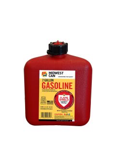 Midwest Can FMD Gasoline Container, 2 Gallon Gas Can plus 8 oz. for Oil Mixture