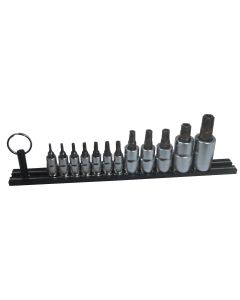 VIM Tools 12-Piece Torx Plus-TP Driver Set on Black Magrail
