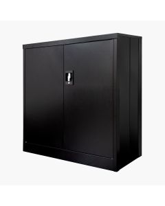 Luxor 36" Folding Two-Shelf Metal Storage Cabinet