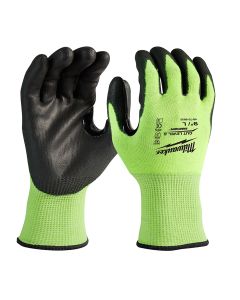 Hi-Vis Cut Level 3 Poly Dipped-L