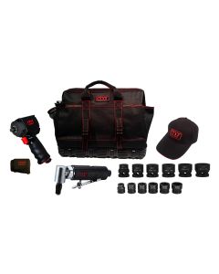 1/2 in. Drive Mighty Seven Air Tool Kit With Tool Bag And Two 6 Piece Mini Impact Sets