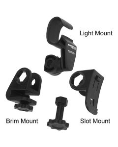 Bayco Multi-Angle Helmet Mount for Accessory Slot or Brim