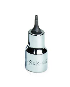 7/64" 3/8" Drive Tamper Proof Hex Chrome Bit Socket