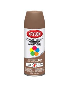 Krylon Colormaster Satin Touch; Brown Boots; 12 oz. Aerosol