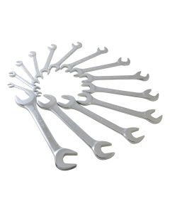 Sunex 14-Piece Fractional SAE Angled Wrench Set, Fully Polished