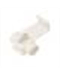 White Quick Splice Connector, 18-14 Gauge, Open Port (100/Bag)