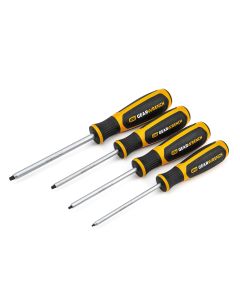 4 Pc. Square Dual Material Screwdriver Set