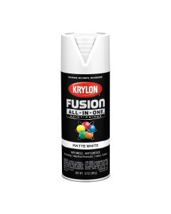 Krylon Fusion All-In-One Paint + Primer, Matte White