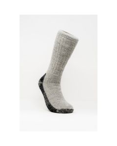 Redback Boots Wool Sock 3-Pack Polar Grey Merino, Size Medium