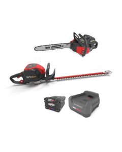 Snapper Briggs and Stratton XD 82-Volt Max Lithium-Ion Yard Bundle Includes Blower, String Trimer, Hedge Trimmer, (1) 2Ah Battery and Rapid Charger