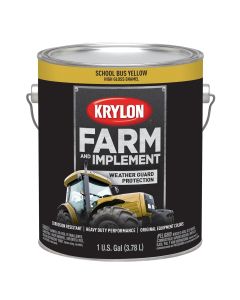 Krylon Farm/Implement; School Bus Yellow; 128 oz. Gallon