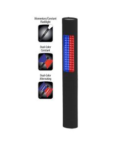 Bayco Safety Blue / Red Flashlight, Flood / Flashing Safety Light