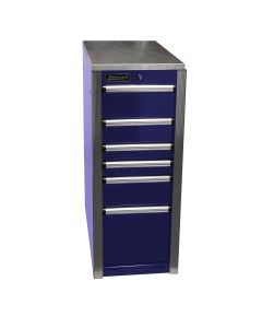 Homak Mfg. HXL 6-Drawer Side Cabinet, Blue