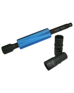 VIM Tools 1/2 in. Drive, 9 in. Turbo Extension Set with Speed Handle and Flip Sockets