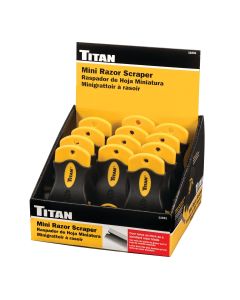 12PC Mini Single-edge Razor Scraper Display