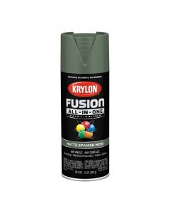 Krylon Fusion All-In-One Paint + Primer, Matte Spanish Moss