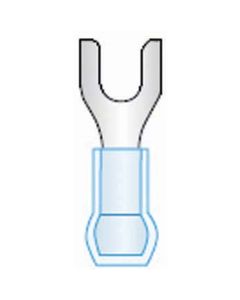 #6 Nylon Blue Spade (16-14) (100/Bag)