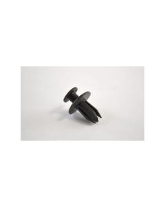 Black Nylon Push-Type Retainer; Head Diameter 15mm (25/Bag)