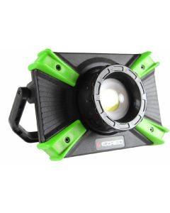 EZ RED Micro-USB 1000 Lumen Rechargeable Work Light, Black/Green