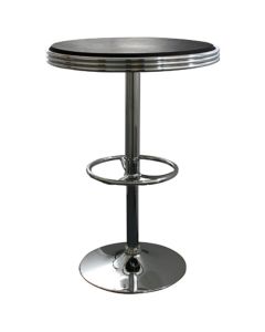 AmeriHome Retro Vintage Soda Fountain Style Bar Table