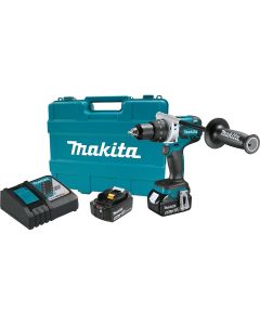 Makita 18V LXT Li-Ion 5.0 Ah Brushless Cordless 1/2 in. Driver-Drill Kit